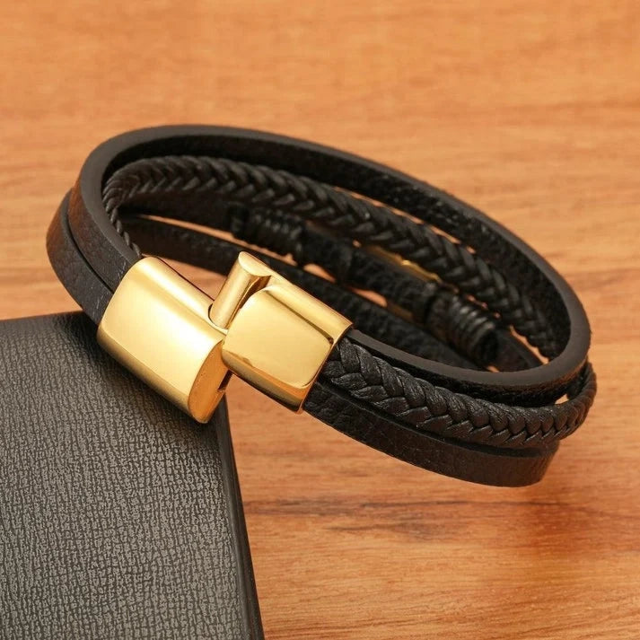 pulseira-de-couro-infinito-massimo-com-design-elegante-e-minimalista