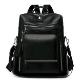 Mochila de Couro Feminina “Massimo” Aurora