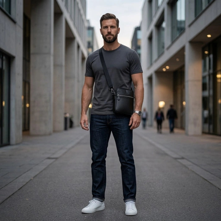 bolsa transversal masculina 
bolsa de couro masculina 
bolsa de couro masculina transversal 
