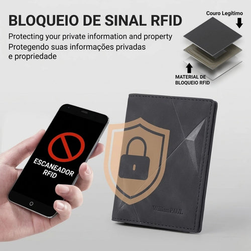 Carteira Masculina Couro Com Bloqueio RFID Anticlonagem

carteira masculina 
carteira masculina em couro 
carteira masculina couro
carteira masculina de couro
carteira masculina slim 
carteira de couro masculina 
