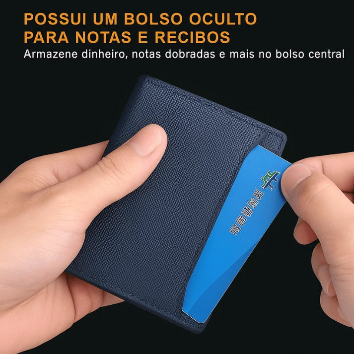 carteira-masculina-minimalista-slim-clean-com-disposição-funcional