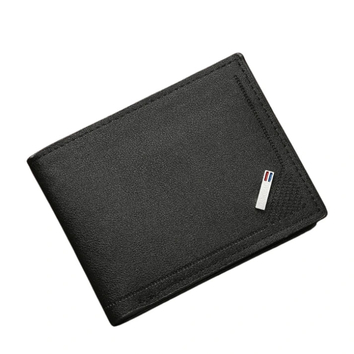 carteira-masculina-de-couro-massimo-bifold-com-design-clássico-preta