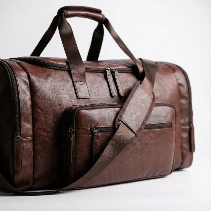 Mala de Viagem em Couro "Massimo" Lorenzo