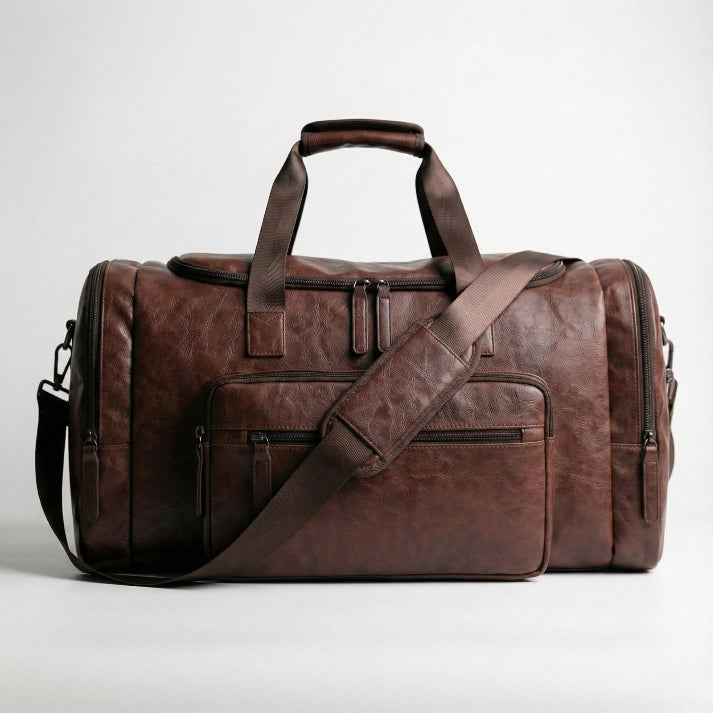 Mala de Viagem em Couro "Massimo" Lorenzo