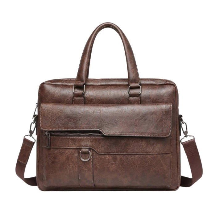 Maleta de Couro Genuíno “Massimo” Savelli