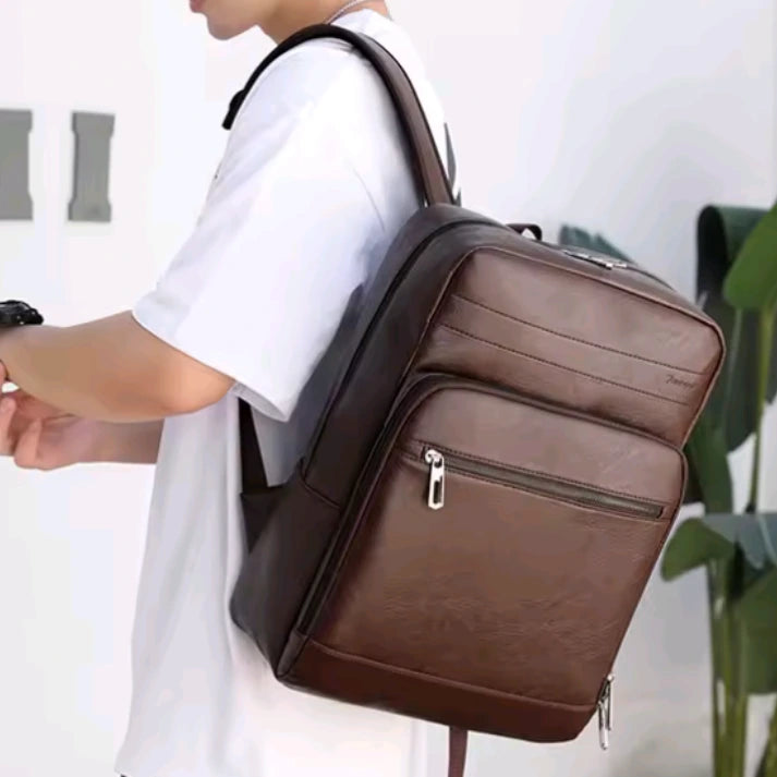 Mochila de Couro “Massimo” Europa