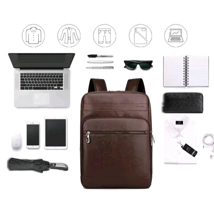 Mochila de Couro “Massimo” Europa