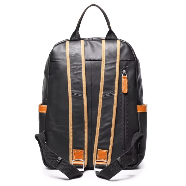mochila-masculina-preta-com-notebook-bolso-e-design-vintage