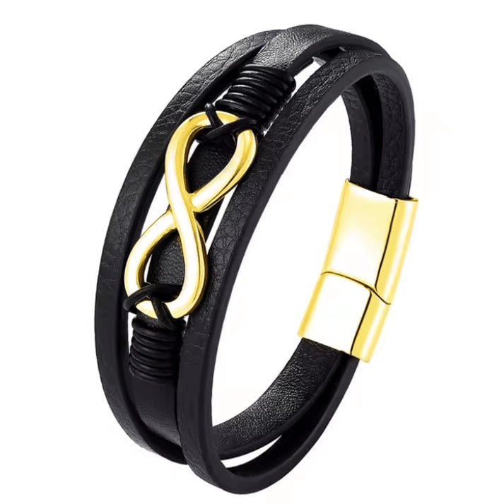 pulseira-masculina-de-couro-infinito-massimo-com-detalhes-significativos