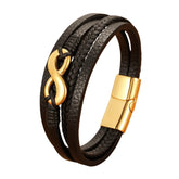 pulseira-de-couro-masculina-massimo-infinito-com-símbolo-de-eternidade