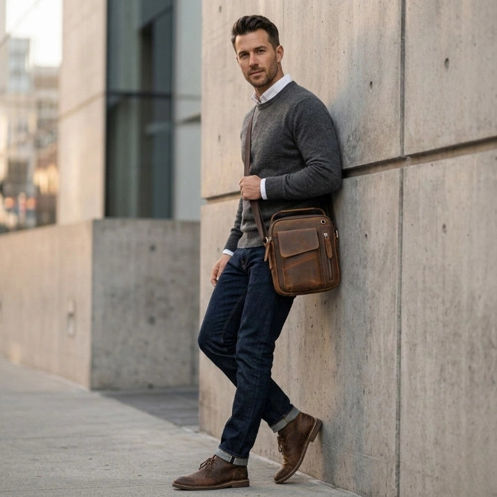 bolsa transversal masculina 
bolsa de couro masculina 
bolsa de couro masculina transversal 
