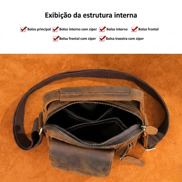 bolsa transversal masculina 
bolsa de couro masculina 
bolsa de couro masculina transversal 

