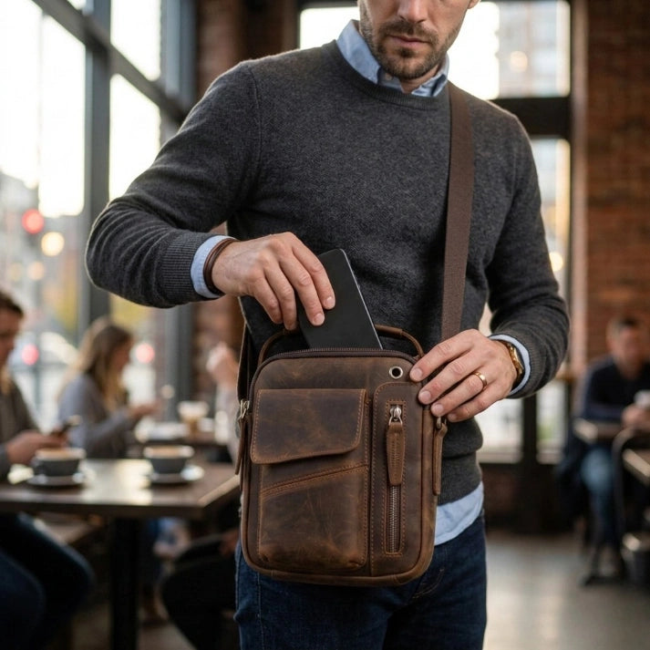 bolsa transversal masculina 
bolsa de couro masculina 
bolsa de couro masculina transversal 
