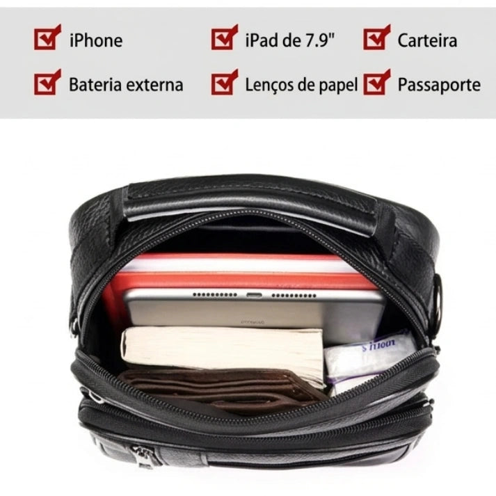 bolsa transversal masculina 
bolsa de couro masculina 
bolsa de couro masculina transversal 
